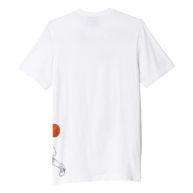 Adidas Originals Camiseta Allover Basketball (blanco)