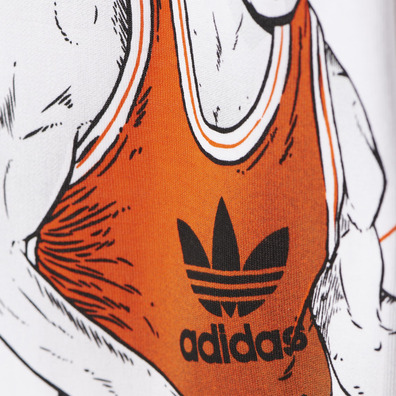 Adidas Originals Camiseta Allover Basketball (blanco)