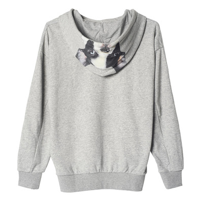 Adidas Originals Mujer Sudadera Puppy Pooch Rita Ora (gris)