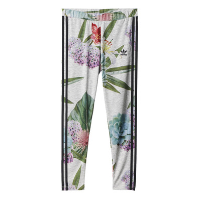 Adidas Originals Mujer Leggins Training Floral  (gris/multicolor)