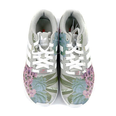 Adidas Originals Mujer ZX Flux " Bouquet " (gris/blanco/rosa)