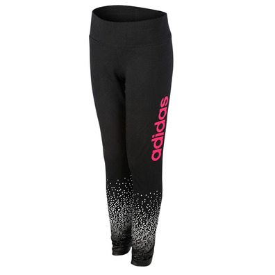 Adidas Junior G Mallas Wardrobe Fun Tight (negro/rosa/blanco)