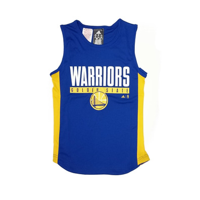 Adidas Tank Niño NBA Winter Hoops Warriors (azul/amarillo/blanco)