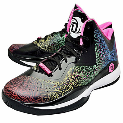 Adidas D-Rose 773 III "Flowers" (negro/fuxia/colors)