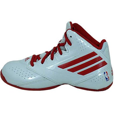 Adidas 3 Series NBA 2014 Niño (blanco/rojo)