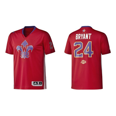 Adidas NBA Camiseta Bryant All-Star 2014 Oeste (rojo/purpura)