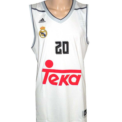 Camiseta Carroll #20# Real Madrid Basket 2015-2016 (blanco/gris)