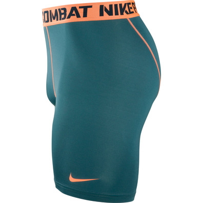 Nike Short 2.0 Compression 6'' (362/verde esmeralda/naranja)