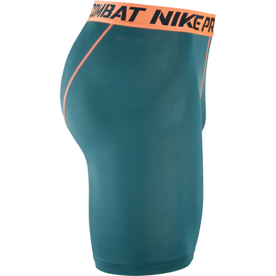 Nike Short 2.0 Compression 6'' (362/verde esmeralda/naranja)