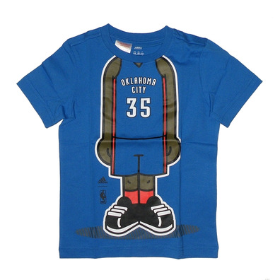 Adidas Camiseta Niño GFX Graphic Oklahoma Durant Nº 35 (azul)