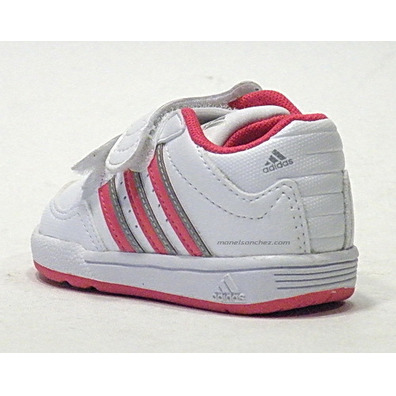 Adidas LK Trainer 4 CF I Bebé (blanco/rojo)