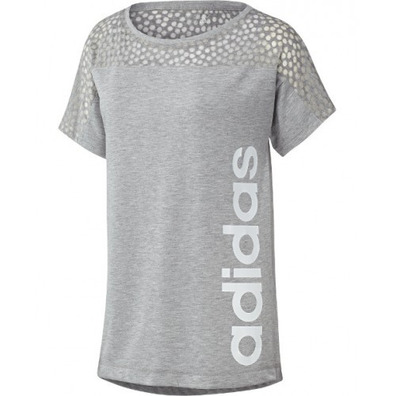 Adidas Camiseta Mujer  Reload Image (gris/blanco)