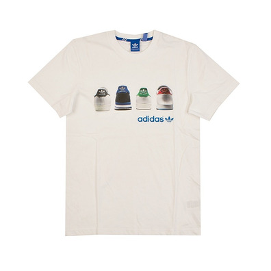 Adidas Originals Camiseta Shoe Tab (Blanco)