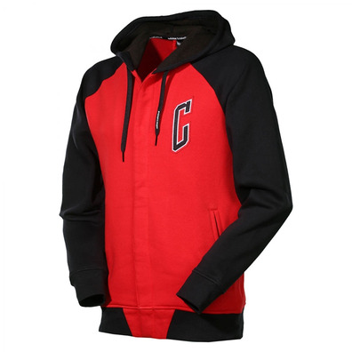 Adidas Sudadera FZ Washed Chicago Bulls (rojo/negro)