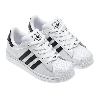 Adidas Superstar 2 K (36-40)(blanco/negro)