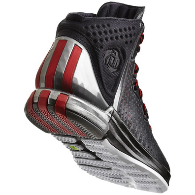 Adidas Derrick Rose 4 "Shakes" (negro/gris/rojo)