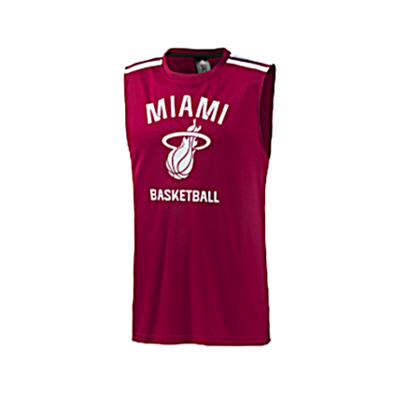 Adidas Camiseta S/M Winter Miami Heat (granate)