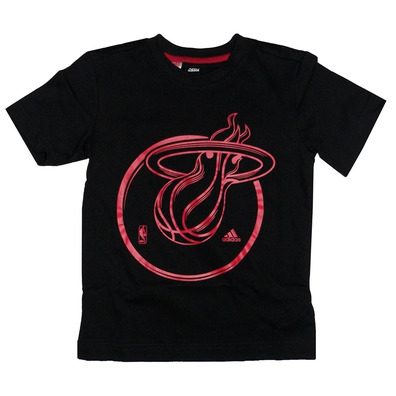 Adidas Camiseta Niño NBA Miami Pricepoint (negro)