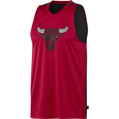 Adidas Camiseta NBA Entreno Bulls Smer R (rojo/negro)