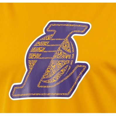 Adidas Camiseta Niño NBA Entreno Lakers Smer R (amarillo/purple)