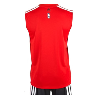 Adidas Camiseta S/M Winter Chicago Bulls (rojo)