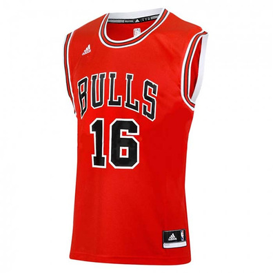 Adidas Camiseta Réplica Gasol Bulls (rojo/blanco/negro)