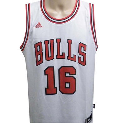 Adidas Camiseta Swingman Pau Gasol Bulls (blanco/rojo)