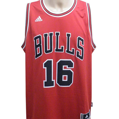 Adidas Camiseta Swingman Pau Gasol Bulls (rojo/negro)