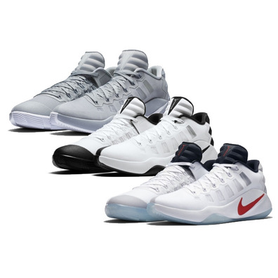 Nike Hyperdunk 2016 Low "USA Home" (146/white/dark obsidian/bright crimson)