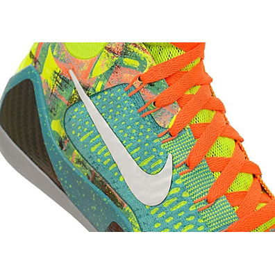 Kobe 9 Elite "Influence" (300/verde/amarillo/naranja/gris)