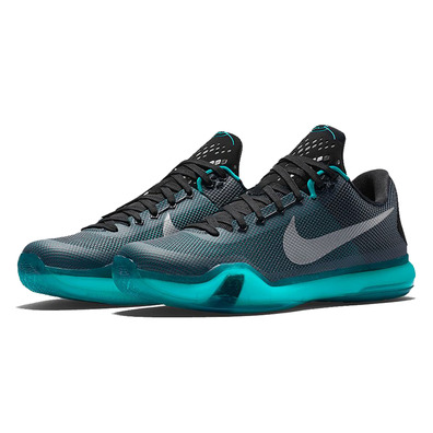 Kobe X "Liberty" (002/black/met silver/emerald/dark)