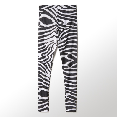 Adidas Original Mujer Leggings Zebra (negro/blanco)