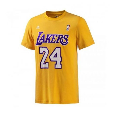 Adidas Camiseta Niño NBA Game Time Bryant Nº 24 (amarillo)