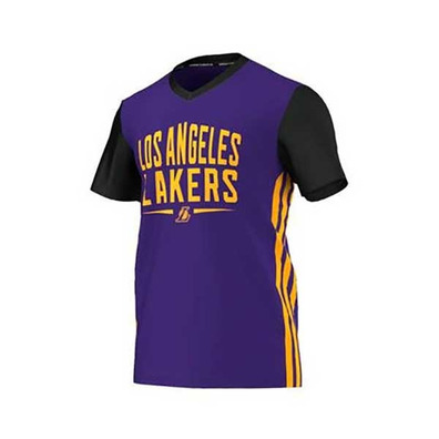 Adidas Camiseta NBA Los Angeles Lakers Summer Run (purpura/negro/amarillo)