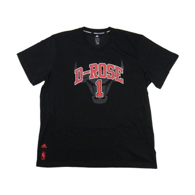 Adidas Camiseta Niño NBA Nick Name D-Rose Bulls Nº 1 (negro)