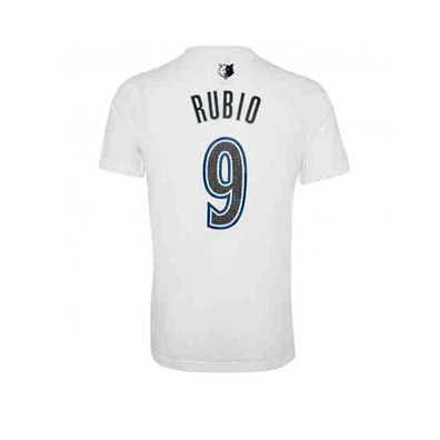 Adidas Camiseta NBA Game Time Rubio Nº 9 (blanco)