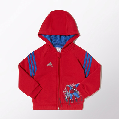 Adidas Chandal Capucha Bebé Marvel Spider-Man (rojo/azul/gris)