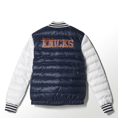 Adidas Original Chaqueta Mujer Knicks Varsity  (azul tinta/blanco)