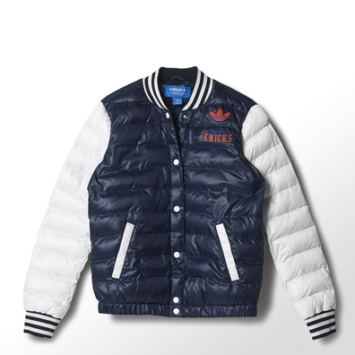 Adidas Original Chaqueta Mujer Knicks Varsity  (azul tinta/blanco)