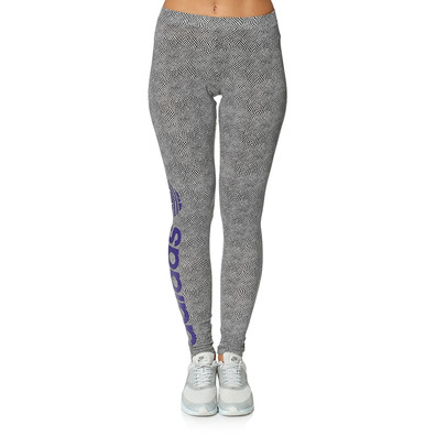 Adidas Original NBA Leggings Mujer Lakers (gris/purpura)