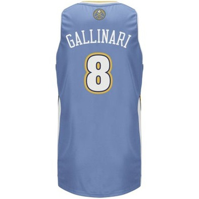 Adidas Camiseta Swingman Gallinari Nuggets (celeste/blanco)