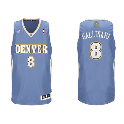 Adidas Camiseta Swingman Gallinari Nuggets (celeste/blanco)