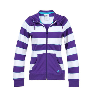 Adidas Sudadera SF Striped TT (blanco/violeta)