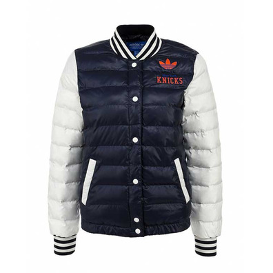 Adidas Original Chaqueta Mujer Knicks Varsity  (azul tinta/blanco)