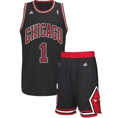 Pack Derrick Rose Bulls Niño (negro/rojo/blanco)