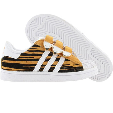 Adidas Superstar Tiger CF Inf (naranja/negro)