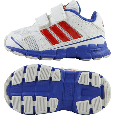 Adidas adifast CF Infant (blanco/azul/rojo)(20-27)