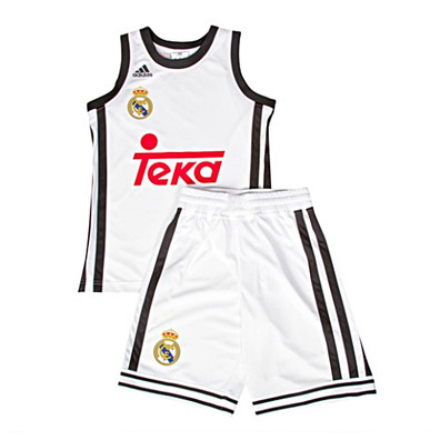 Pack Niño Real Madrid Basket (blanco/negro)