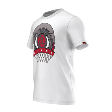 Adidas Camiseta D-Rose Babge (blanco)