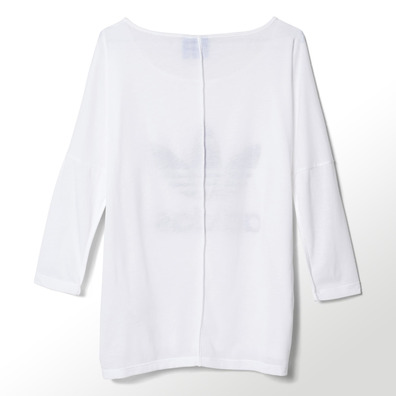 Adidas Originals Camiseta Mujer Tokio Print Trefoil (blanco)